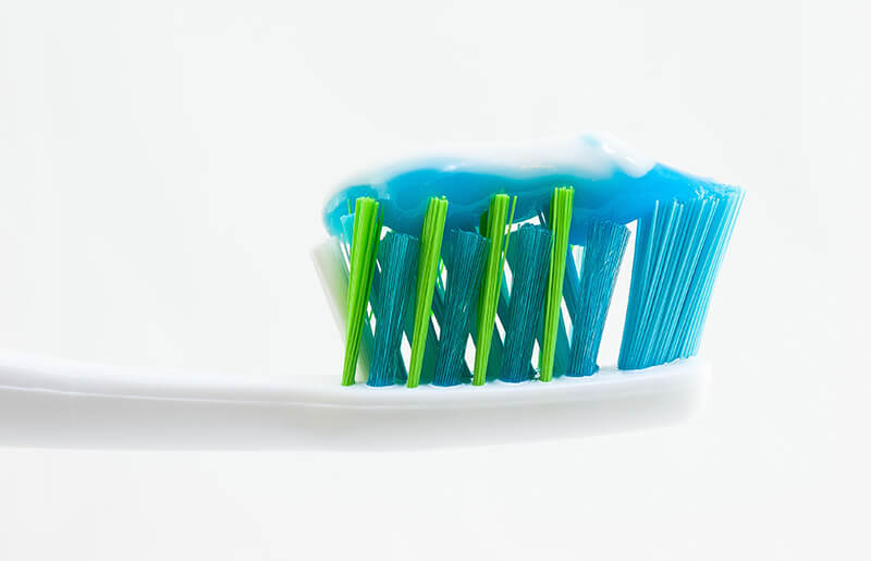 Toothpaste on a Toothbrush