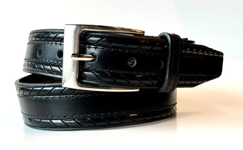Double Loop Leather Belt – ROWLAND LEATHER