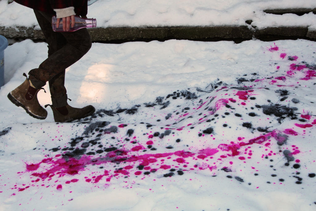 natural snow dye