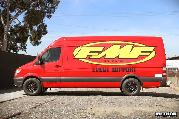 Mercedes Sprinter Van black Method wheels 