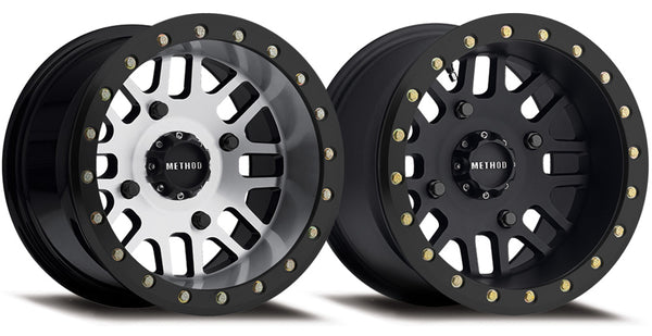 Method MR406 UTV Beadlock | Matte Black Machined | Matte Black