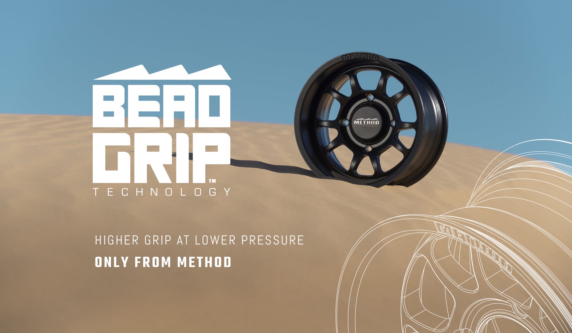 Method Race Wheels Bead Grip UTV wheel