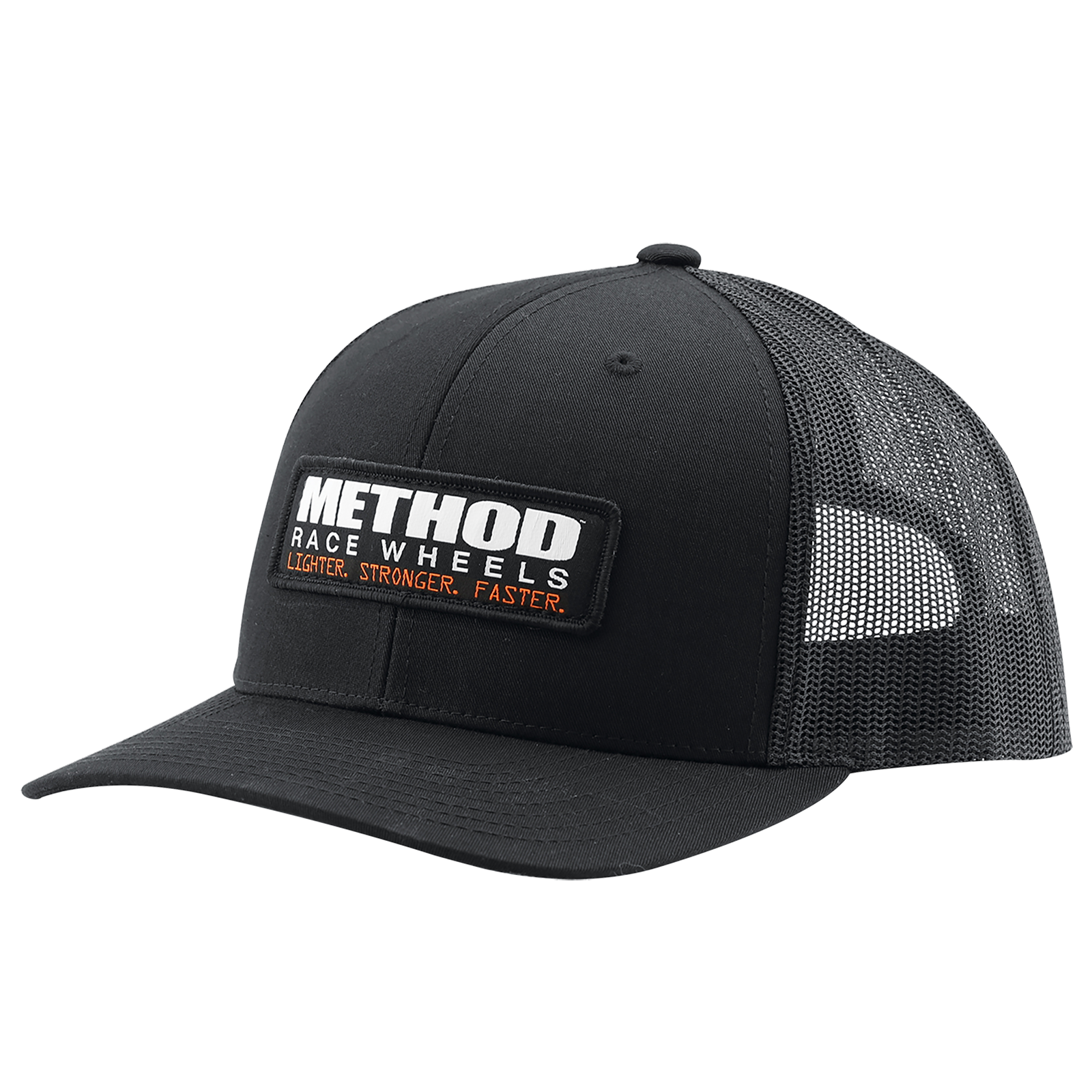 Method CB Trucker Hat | Black Snapback - Method Race Wheels