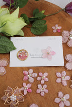 Sakura Earring with Flower Medallion- Medium