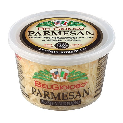 shreded parmesan 1.5 cups in oz