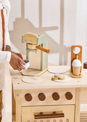 Wooden Coffee Maker Set - Seafoam & Terra