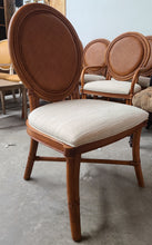 Load image into Gallery viewer, Ej Victor Hand Crafted Rattan Medallion Back Dining Side Chair