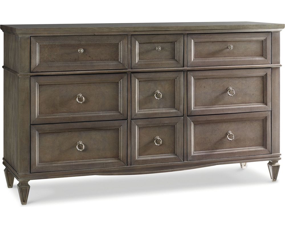 Thomasville Furniture Paris Etienne Steel Gray Bedroom Dresser