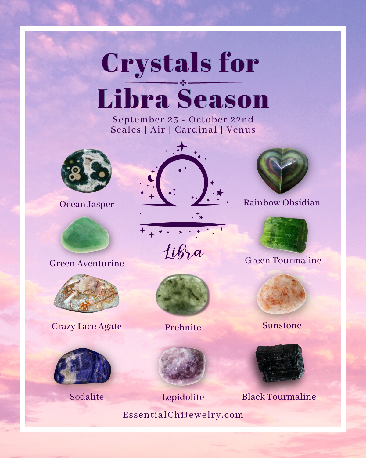 Crystals for Libra Zodiacs