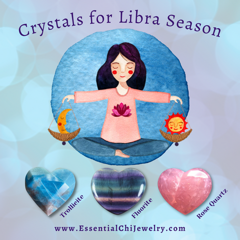 Crystals for Libra to help balance your mind and body. Don't let stress reduce your self worth, you are beautiful, capable and worthy!
