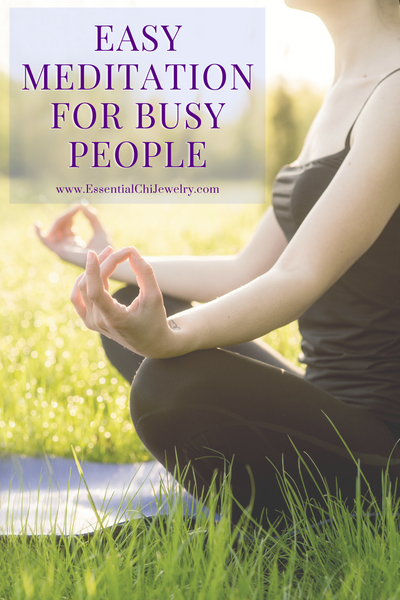 Easy Meditation for Busy People to help shift your energy fast and is super easy to follow.