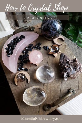 Are you anxious about visiting a crystal shop for the first time? Here are a few tricks to crystal shop like a pro. #cryatals #chakras metaphysical shop, crystal grids, how to pick out crystals online, find the perfect crystal for your energy, #empath