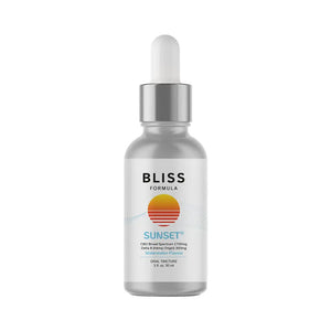 SUNSET® 30ml Tincture (1700mg Broad Spectrum CBD + 300mg Delta 8) - Bliss Formula