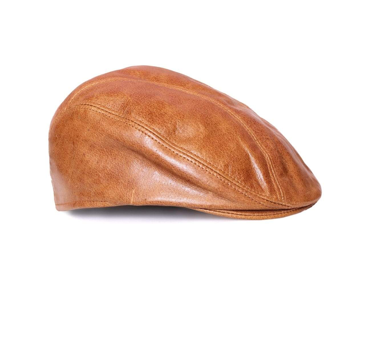 gold flat cap