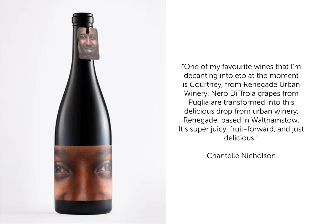 Chantelle Nicholson quote on her favourite Courtney wine from Renegade winery