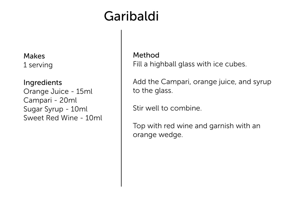 garibaldi cocktail recipe