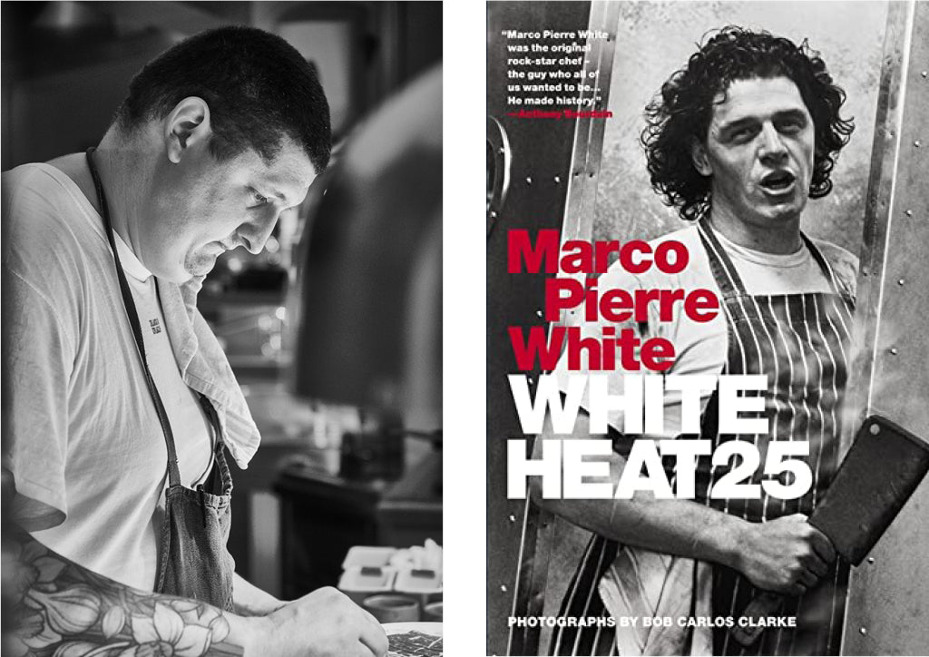 Gareth Ward, Head Chef and Co-Owner of Ynyshire and his favourite cookbook, Marco Pierre White's 'White Heat'