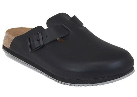 birkenstock super grip professional boston clog black