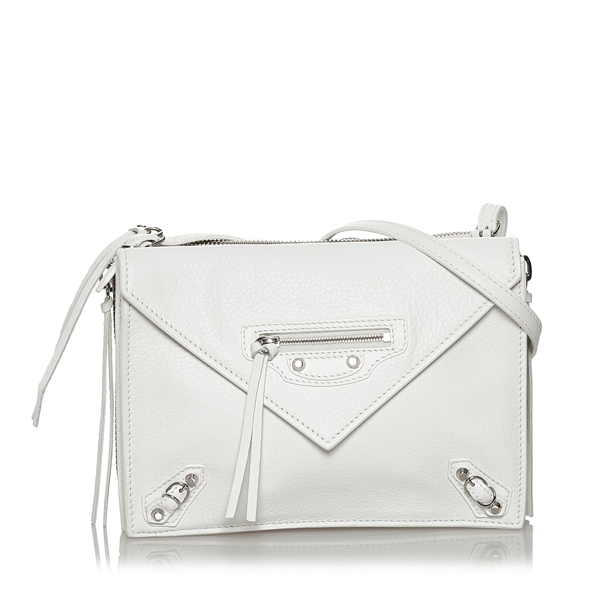 Balenciaga Papier Mini Triple Leather Crossbody Bag