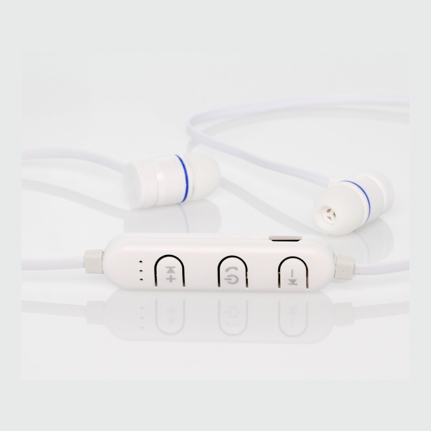 BT Necklace Earpods - White and Blue