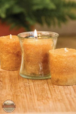 FRIBRE3P Friendship Bread 3 Pack Votive Candles - Blue Collar Mercantile
