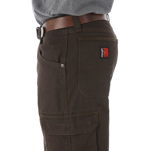 Wrangler 3W060DB Riggs Workwear Ripstop Ranger Pants in Dark Brown