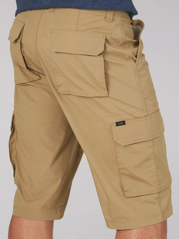 Lee 2314313 Extreme Motion Cameron Relaxed Cargo Shorts in KC Khaki