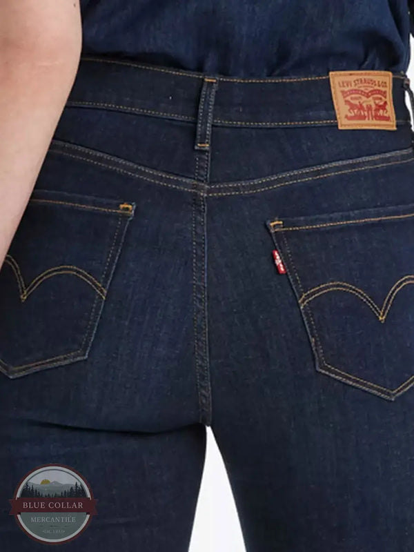 Levi's 52797-0024 720 High Rise Super Skinny Jean in Indigo Daze Dark Wash