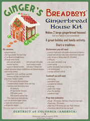 Gingerbread House Kit | Back Label