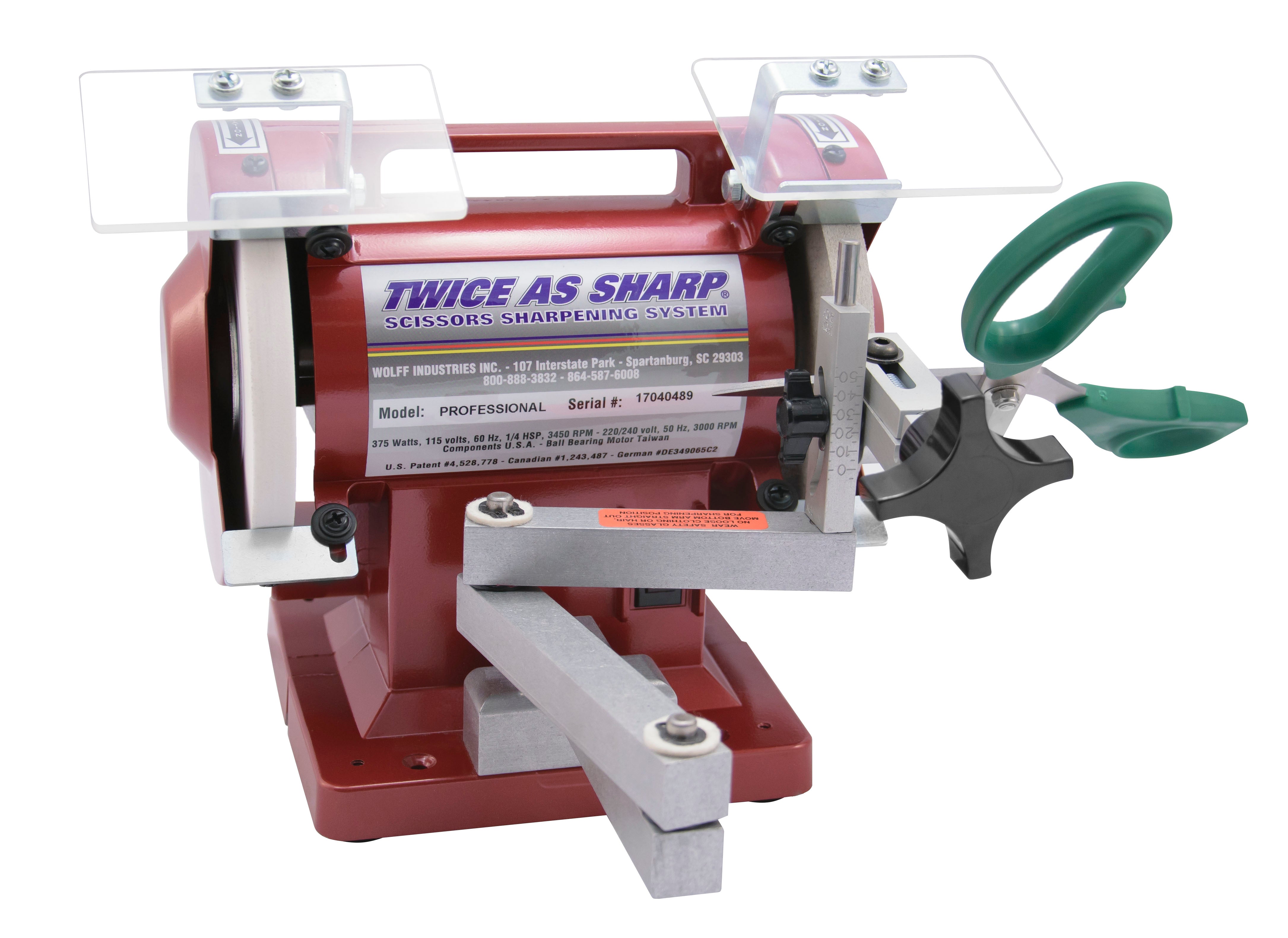 Twice as Sharp scissors sharpener