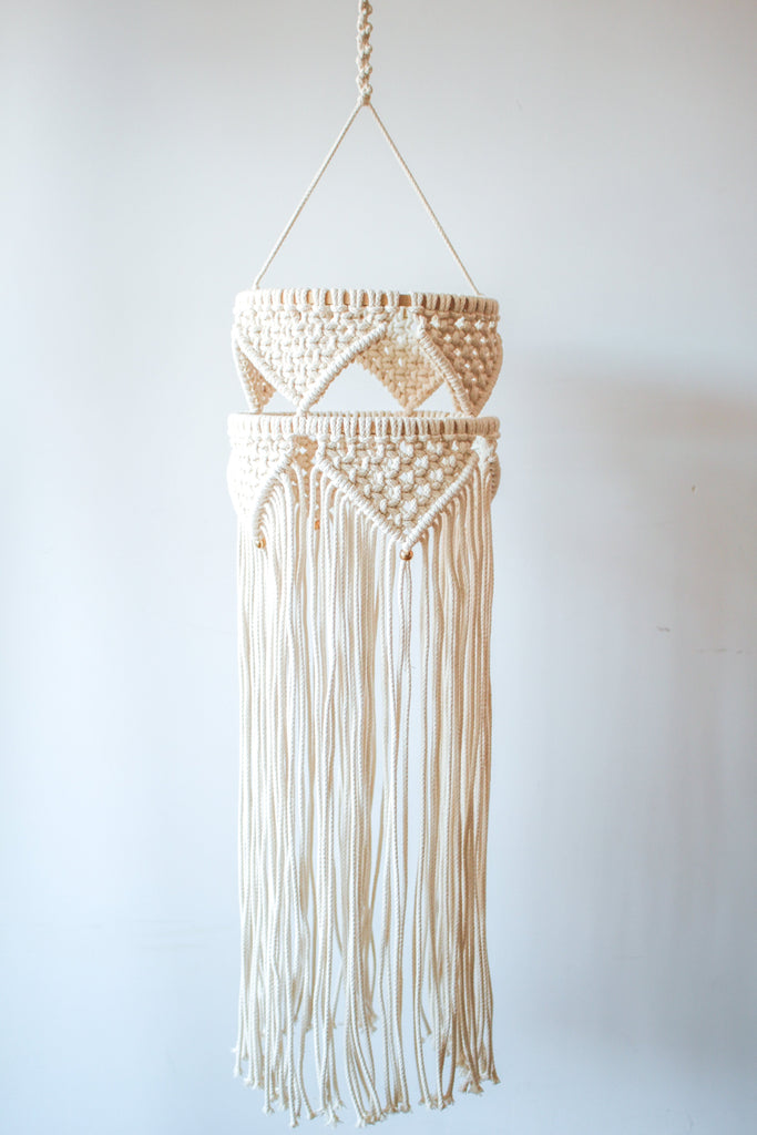 Stardust Macramé Chandelier