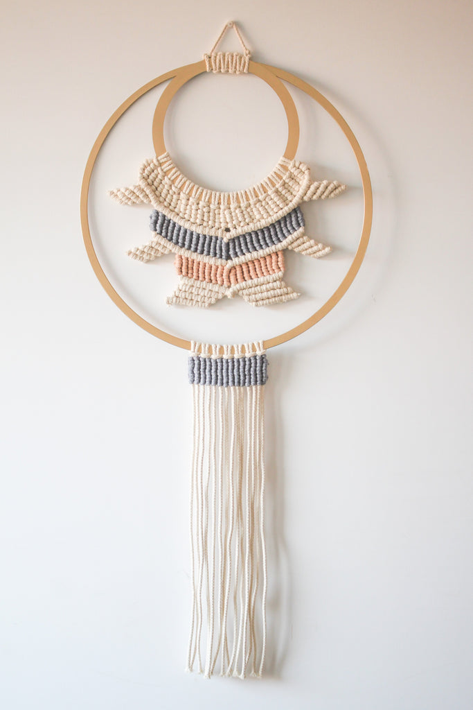 Pearl Macramé Dreamcatcher