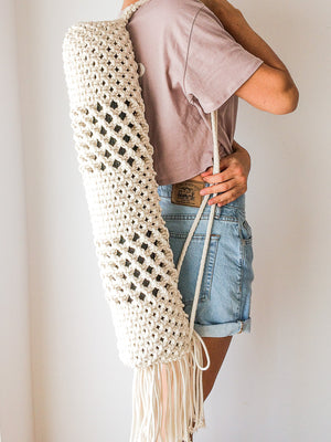 Bohème Macramé Yoga Mat Bag