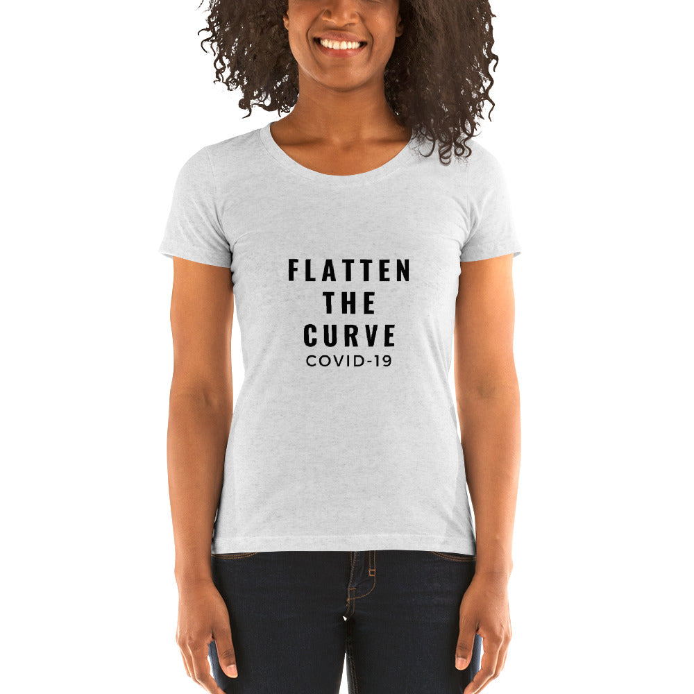 Flatten the Curve Ladies' short sleeve t-shirt