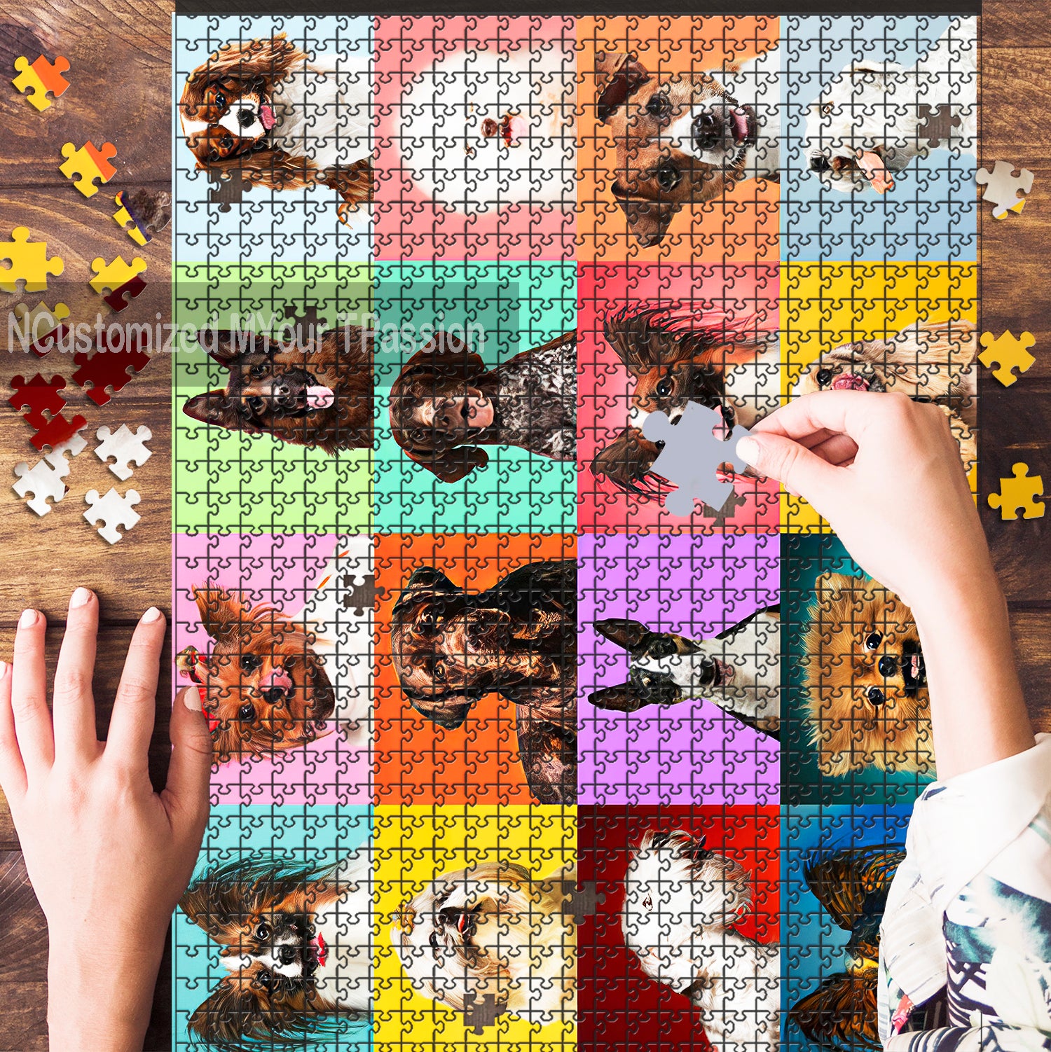 Dogs Jigsaw Puzzle, Dog Puzzle Gift for Dog Lover in 500 ...