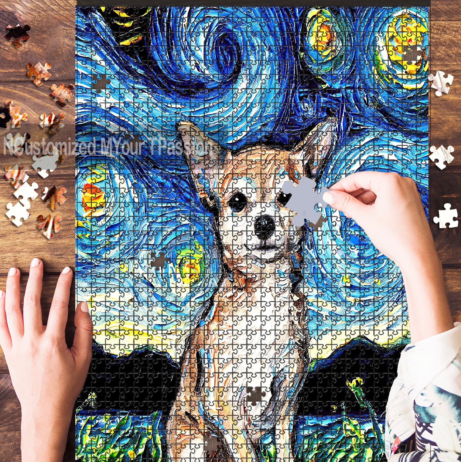  500 Piece Jigsaw Puzzles for Adults - Chihuahuas Dog