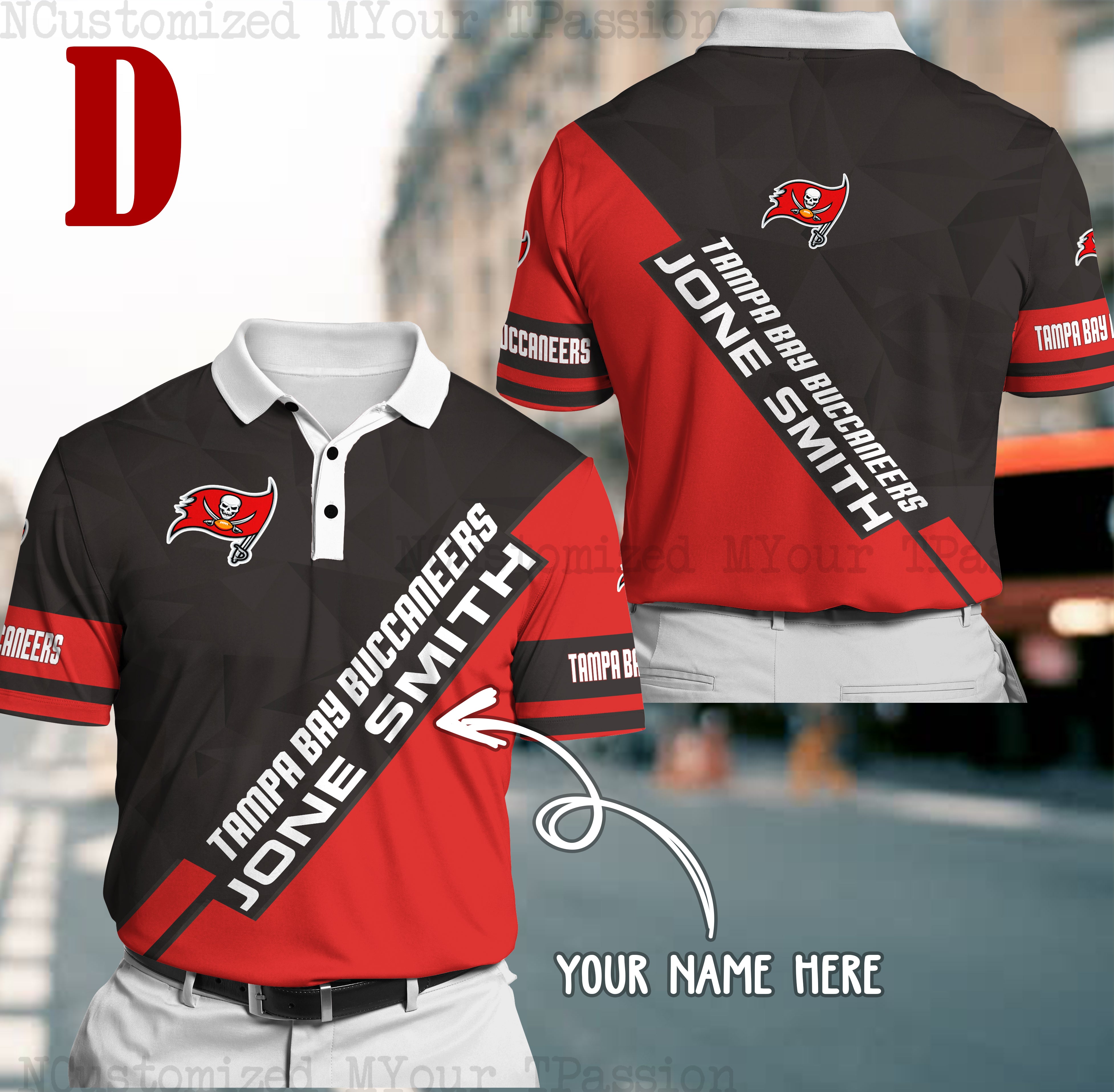 buccaneers polo shirt