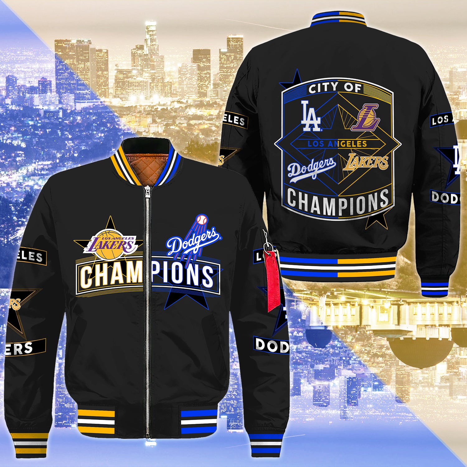 lakers dodgers championship jacket