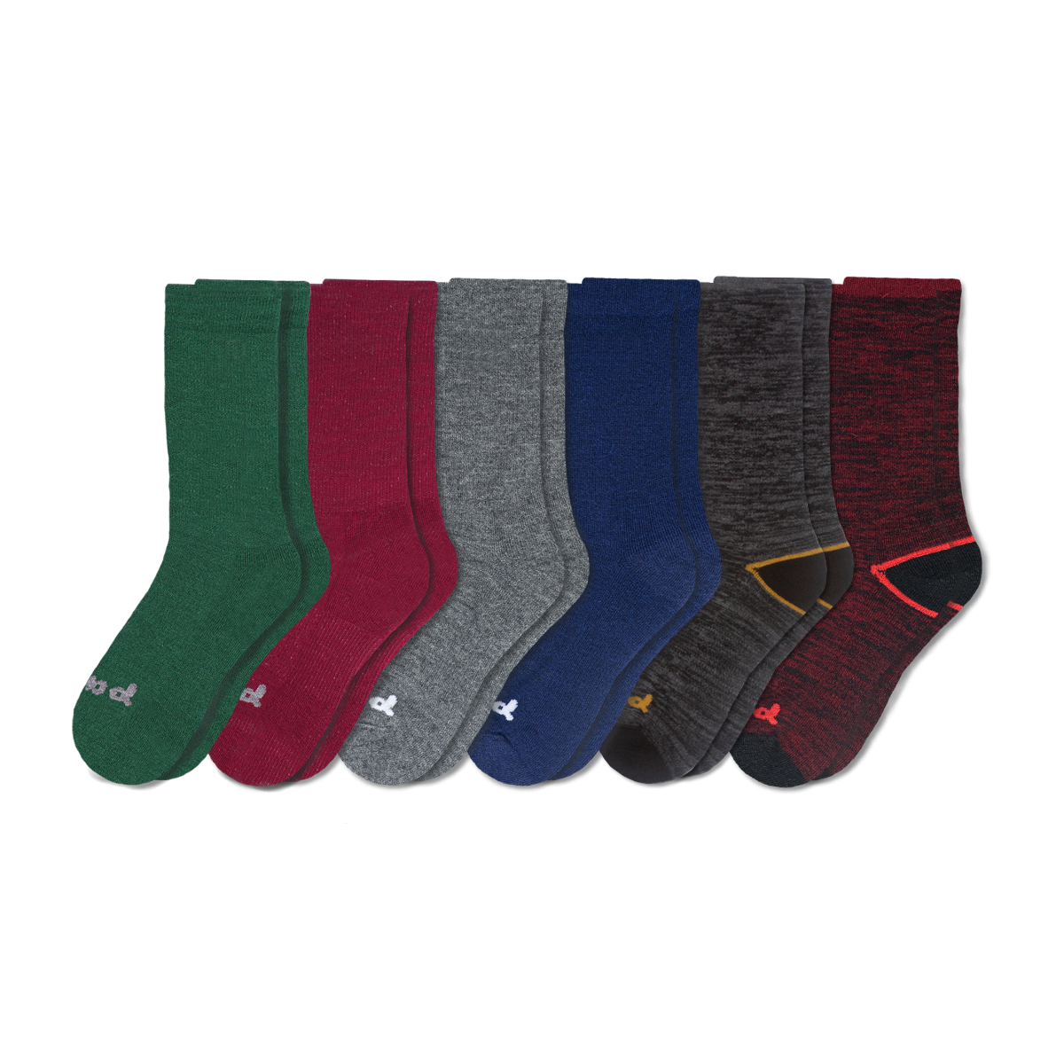 Pacas™ Inc. | Pacas Men’s Crew Socks With Alpaca Wool - 6 Pack