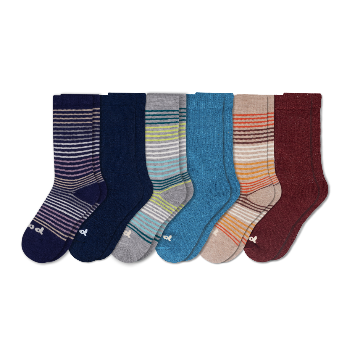 Pacas™ Inc. | Pacas Women's Crew Socks With Alpaca Wool - 6 Pack