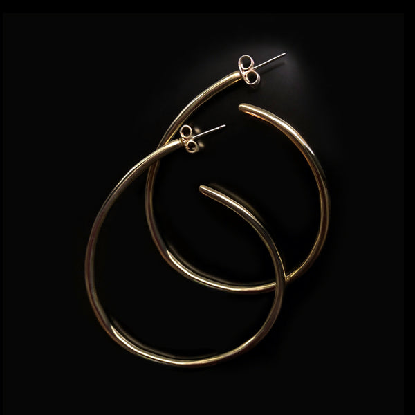 Wire Hoop Earrings - Brash Cat