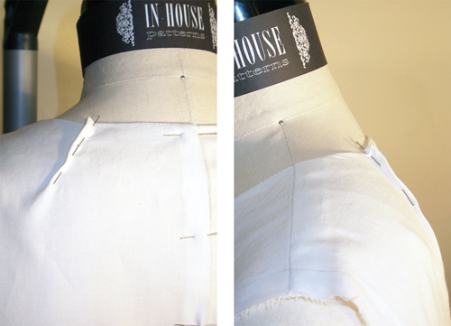 fitting techniques for the neckline, shoulder, and armhole-dart  manipulation and gaping correction – In-House Patterns