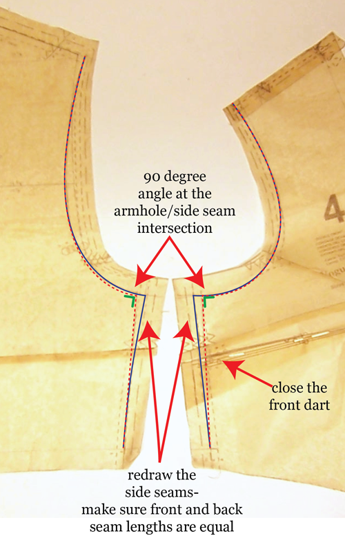 Let's fix gaping Armholes! Today's correction will fix gaping