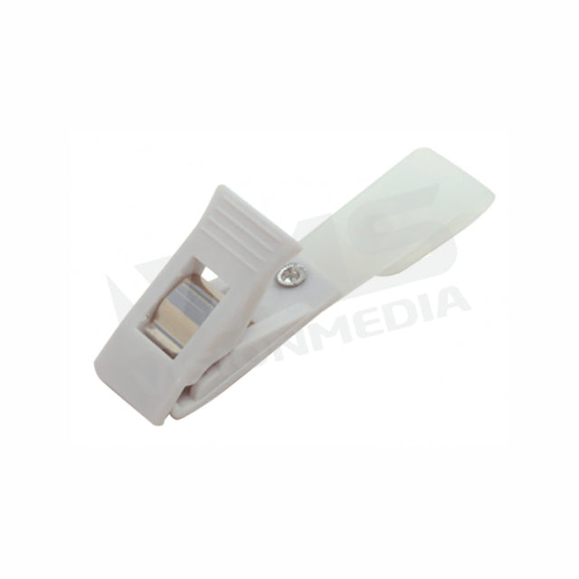 METAL BADGE CLIP WITH PLASTIC STRIP CBE504P