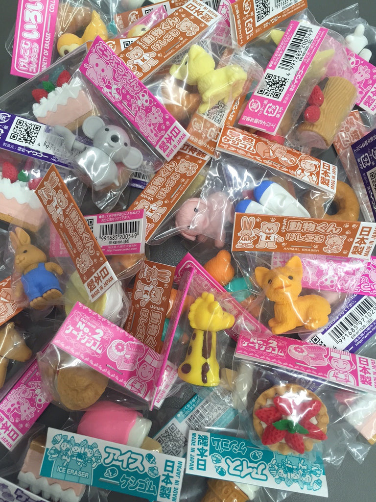 novelty erasers