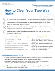 How to Clean A Two-Way Radio