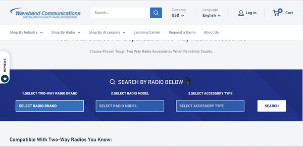 Search by Radio Brand