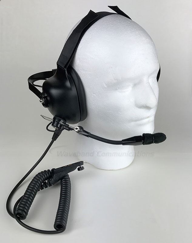 Noise Headset voor Motorola APX draagbare radio – Waveband Communications
