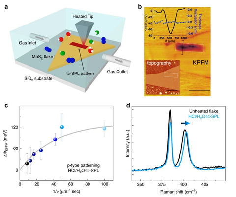 Zheng et al., Spatial defects nanoengineering for bipolar conductivity in MoS2, Nat. Commun. 2020