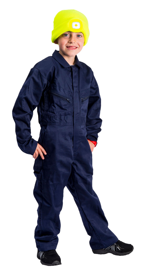 Childrens Navy Boiler Suit – Steelis Workwear